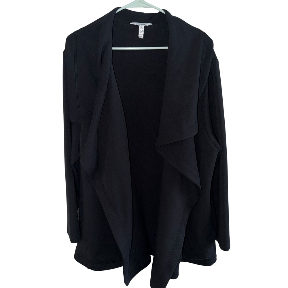 Spanx AirEssentials Open Wrap Cardigan Black 3X Draped Jacket - Picture 4 of 10